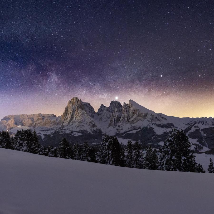 Hotel Goldknopf Alpe Di Siusi Kültér fotó