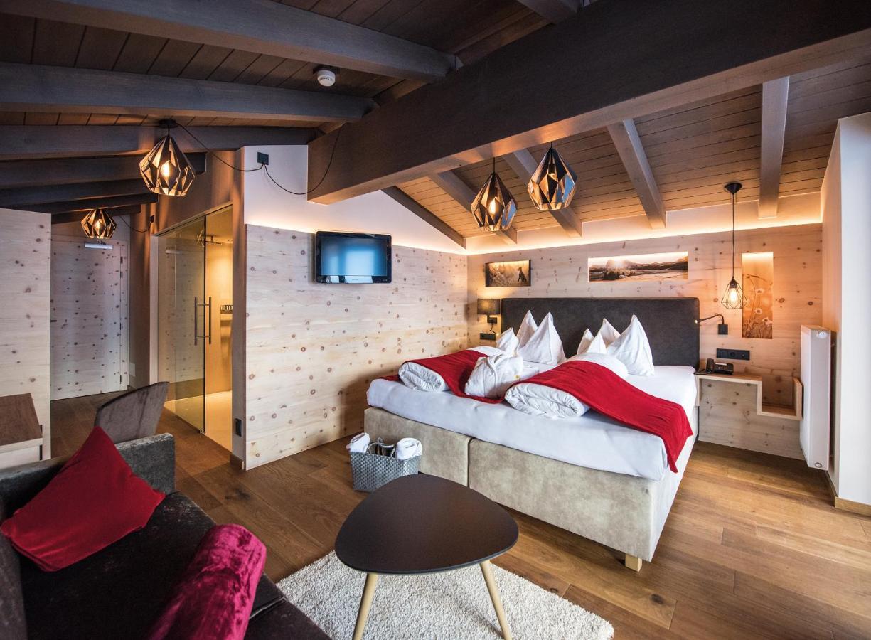 Hotel Goldknopf Alpe Di Siusi Kültér fotó