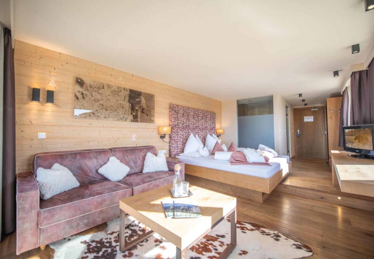Hotel Goldknopf Alpe Di Siusi Kültér fotó