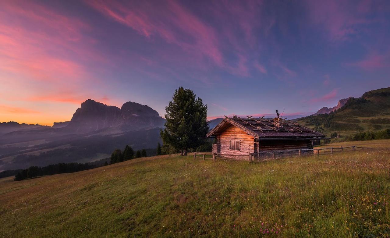 Hotel Goldknopf Alpe Di Siusi Kültér fotó