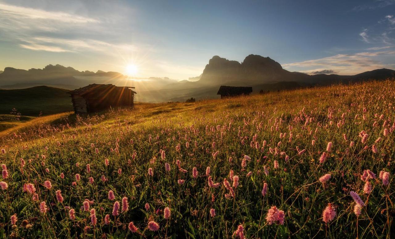 Hotel Goldknopf Alpe Di Siusi Kültér fotó