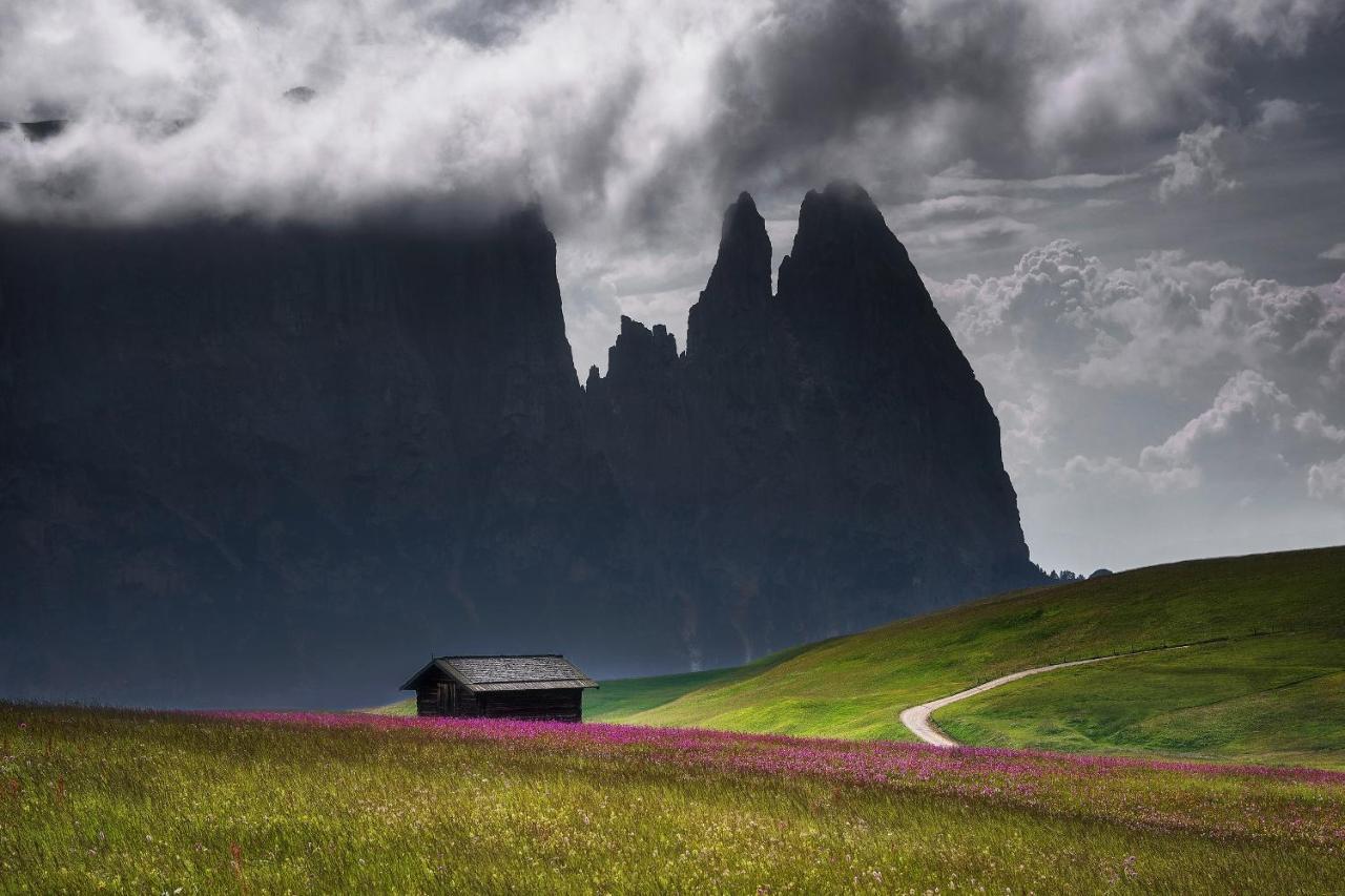Hotel Goldknopf Alpe Di Siusi Kültér fotó